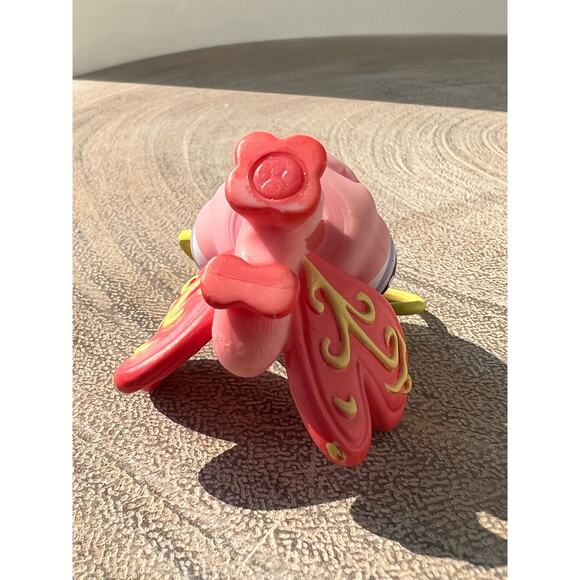 Littlest Pet Shop LPS Pink Yellow Butterfly #202 Hasbro 2005 - Picture 4 of 5